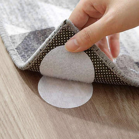 10 Pairs Velcro Anti Curling Carpet Tape - Little Home Hacks
