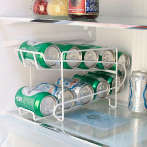 Refrigerator Drink Storage Rack - Little Home Hacks
