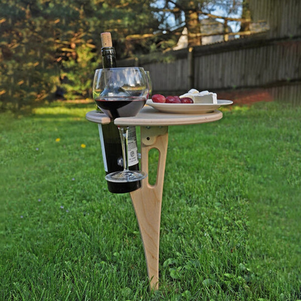 Outdoor Mini Wine Table - Little Home Hacks