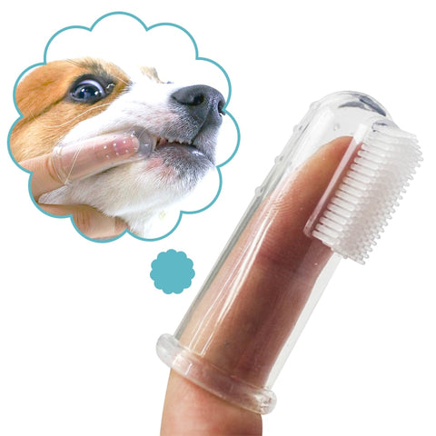Super Soft Pet Finger Toothbrush - Little Home Hacks
